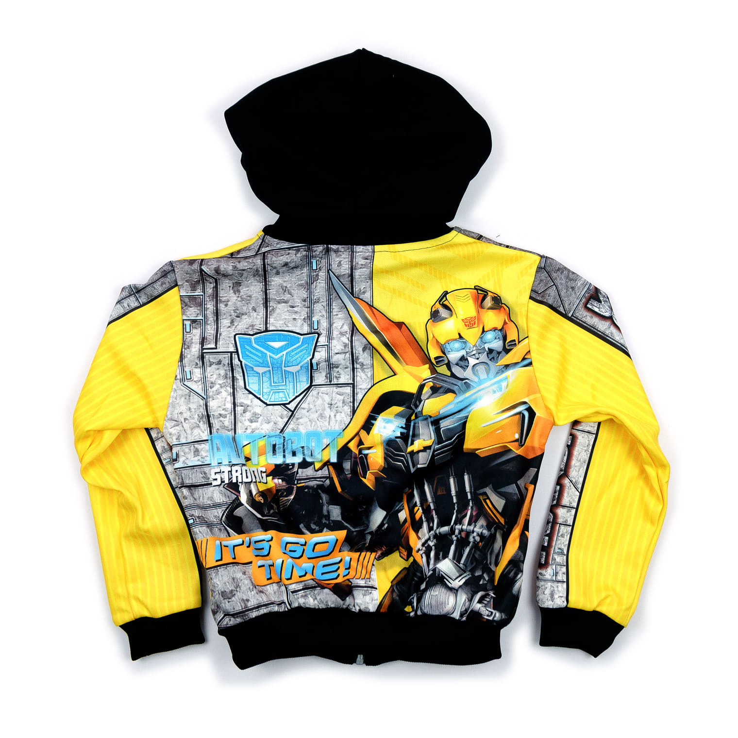 18 XL Transformers Boys/' Bumblebee Character Hoodie